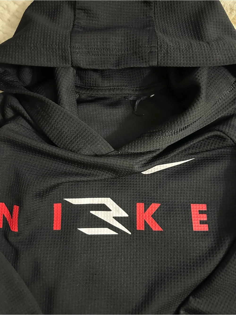 Youth Nike dri fit hooded long sleeve